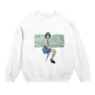 千歳 暮れはのそらだね。 Crew Neck Sweatshirt