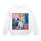 ヨシオがなにか作るよの絵を描こう。 Crew Neck Sweatshirt