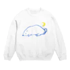 kiokuganeeのゆめみるしろくまくん Crew Neck Sweatshirt