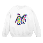 meiroのカラフルなペンギン Crew Neck Sweatshirt