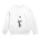 ナントカの透明サイクラー(ロゴ入り) Crew Neck Sweatshirt