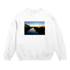 River Gardenの夜の手前 Crew Neck Sweatshirt