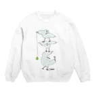 ohaguro-usakoのthree birds=三羽のトリ君 Crew Neck Sweatshirt