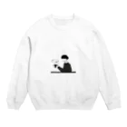 原シバ。のくまみたいな人 Crew Neck Sweatshirt