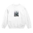 風景写真のシカゴ 風景 Crew Neck Sweatshirt