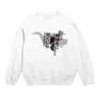 BowWorksのME_KUJIRA_001 Crew Neck Sweatshirt