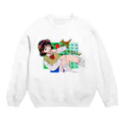 お茶の間デジタルKIDSのJK♡ぷちとまとシンドローム Crew Neck Sweatshirt