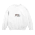 NATSUKO-SHOPのスナップエンドウと私 Crew Neck Sweatshirt