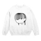 Jitome-no-omiseのJito-namakubi（plait） Crew Neck Sweatshirt