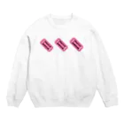 Motonishiのticketピンク Crew Neck Sweatshirt