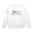 PokuStarのボクシング　左のジャブ Crew Neck Sweatshirt