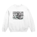 yt19380709の＃いくぞ岩田屋　　佃　島 Crew Neck Sweatshirt