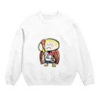 IAM MAIMAI shopの油すまし Crew Neck Sweatshirt