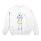 ୨୧　　ちぴりろ　*.♩の【オリジナル】i love you! Crew Neck Sweatshirt