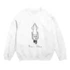 PokuStarのヤリイカ Crew Neck Sweatshirt