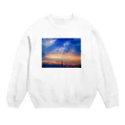 Sato-CのSunset and clouds Crew Neck Sweatshirt