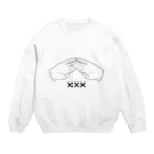 きょるのくんの指先で止める Crew Neck Sweatshirt