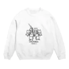 PokuStarのネコのお見合い Crew Neck Sweatshirt