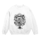 恵の本の中の記憶（シンプルモノクロ） Crew Neck Sweatshirt