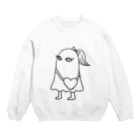 papandaのゆめかわいいメジェド Crew Neck Sweatshirt