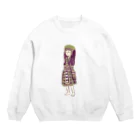 IZANAMI by Akane Yabushitaの【タイの人々】モン族の女の子 Crew Neck Sweatshirt