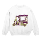 IZANAMI by Akane Yabushitaの【タイの人々】トゥクトゥク Crew Neck Sweatshirt