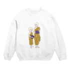 IZANAMI by Akane Yabushitaの【ミャンマーの人々】少年モンク Crew Neck Sweatshirt