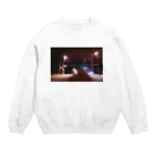 _myanasawa__の街灯と夜 Crew Neck Sweatshirt