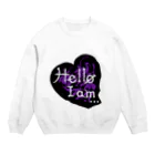 Hello I am ...のSNS-BL Crew Neck Sweatshirt