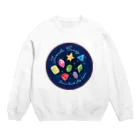 喫茶めろんの宝石ちゃんキラキラ Crew Neck Sweatshirt