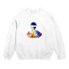 shop-y-tのY-T-Style rainbow life series Crew Neck Sweatshirt