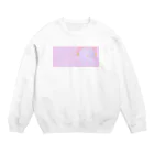 しらほしの主張を囁く(スミレ) Crew Neck Sweatshirt