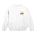 食べ物ギャグ販売所のまた連絡しマス寿司（鱒寿司） Crew Neck Sweatshirt