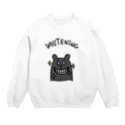 PokuStarのクマのホワイトニング Crew Neck Sweatshirt