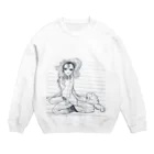 むの宇宙から来た金魚の人 Crew Neck Sweatshirt