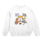 サタケ商店🐅🍛のオーストラリアアニマル(500円募金) Crew Neck Sweatshirt