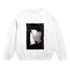 兎派の破片文字 / 兎派-ウサギハ-(WHITE) Crew Neck Sweatshirt