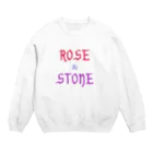 ROSE＆STONEのROSE＆STONE モジダケロゴスウェット Crew Neck Sweatshirt