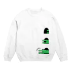 PokuStarのワニを叩くチャンス Crew Neck Sweatshirt