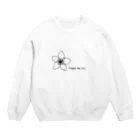 くめ えむこの忘れな草 Crew Neck Sweatshirt