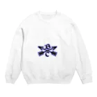 ともや@オリジナルTショップのオリジナルロゴ パープル Crew Neck Sweatshirt