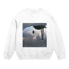 __2__prism__4__の水たまりの景色 Crew Neck Sweatshirt