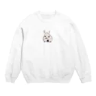 kinako55のおにぎりの食す！ Crew Neck Sweatshirt