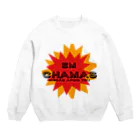 junior😄😜のem chamas  Crew Neck Sweatshirt