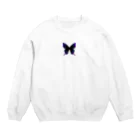 Ikawa  Yuukiのダークネスな蝶 Crew Neck Sweatshirt