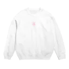 睡眠たいせつにショップの愛はあと Crew Neck Sweatshirt