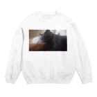 JB じゅんぼーの黒猫こばんのねむ顔 Crew Neck Sweatshirt