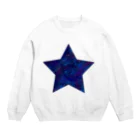 采-aya-の星の中の宇宙 Crew Neck Sweatshirt