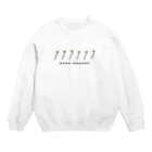 PokuStarの豆もやし Crew Neck Sweatshirt