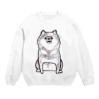 ざらめの怒柴 Crew Neck Sweatshirt